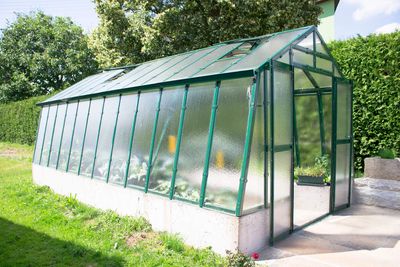 Gardn PROFI 600 - Glasgewächshaus mit 40 cm Türverlängerung